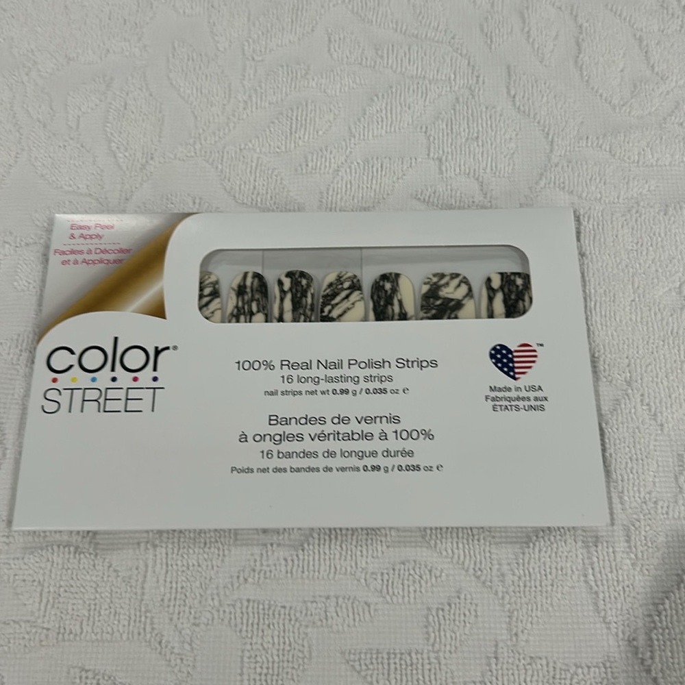 Color street limited edition “Set In Stone” Lot of 5 nail wraps NWT. - Picture 5 of 14